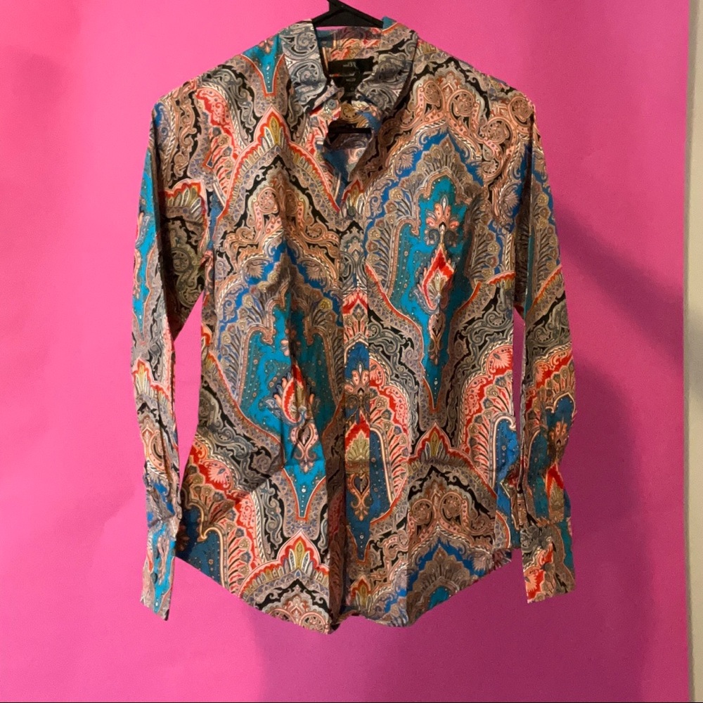 J CREW SLIM FIT BUTTON UP